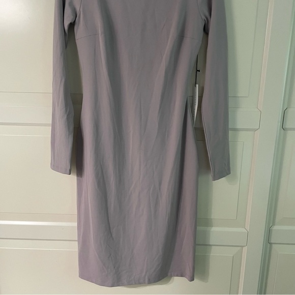 NEW Susana Monaco rianne dove gray long sleeve scoop back dress nwt 15930 - Picture 8 of 10